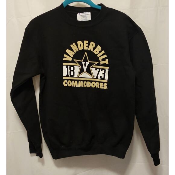 Vtg Champion Vanderbilt University Commodores Crewneck Sweatshirt Youth Large - Picture 1 of 7